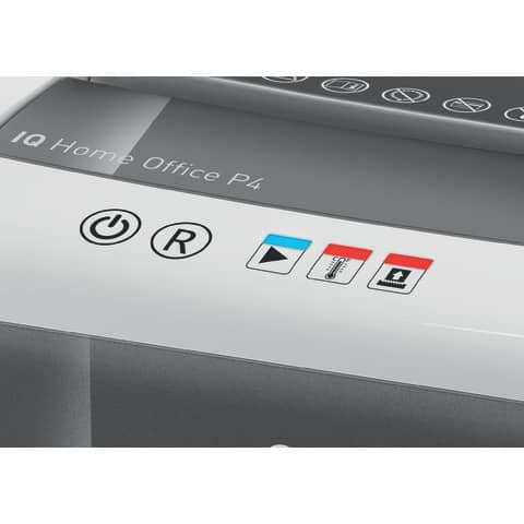 Aktenvernichter IQ P4 grau/weiß LEITZ 8001-00-00 Slim Home Office