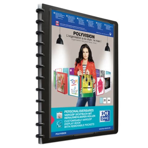 Ringmappe Overhead schwarz OXFORD 100421115 61430SW