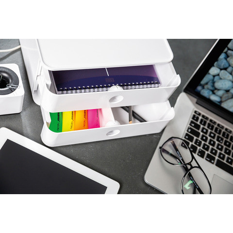 Schubladenbox 2 Laden weiß HAN 1120-12 Allison