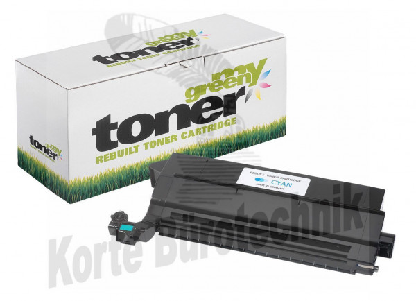 my green toner Toner-Kartusche cyan (160363) ersetzt 12N0768