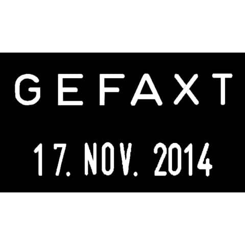 Datumstempel selbstfärber Gefaxt COLOP 105327/S160L4