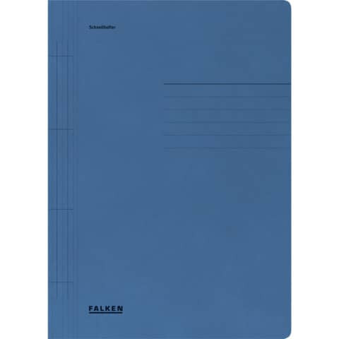 Schnellhefter Manila A4 blau FALKEN 80000201 Stand.250g
