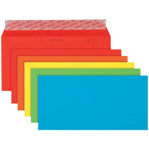 Briefumschlag Color C5/6 20ST sortiert ELCO 74617.00 100g HK