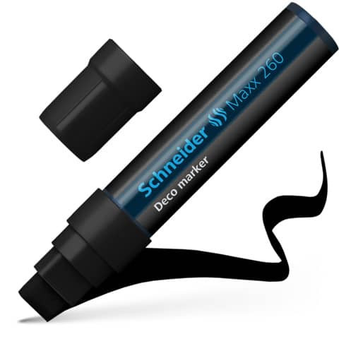 Decomarker Maxx 260 schwarz SCHNEIDER 126001 2-15mm