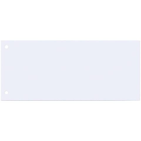Trennstreifen 10,5x24cm 100ST weiß Q-CONNECT KF00515/505-00