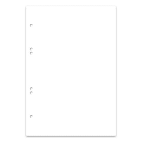 Ringbucheinlage A5 50BL Lin.6 weiß STAUFEN PREMIUM 734033606 6-Loch