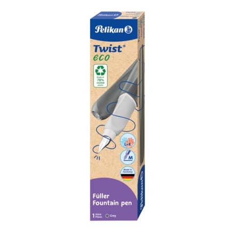 Füller Patrone M Twist Eco grau PELIKAN 300009799 822220