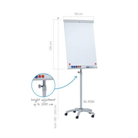 Flipchart MOBIL FRANKEN EL-FC31