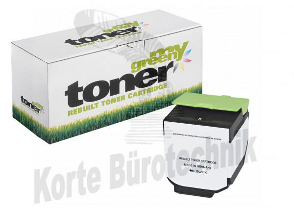 my green toner Toner-Kit schwarz HC (161421) ersetzt 70C2XK0