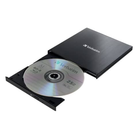 External Slimline USB 3.0 Blu-ray und MDisc Brenner, externes Laufwerk, schnelle Datensicherung, mit
