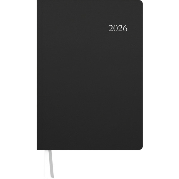 Buchkalender 886 2026, A4, 1T/1S, anthrazit ZETTLER 660142