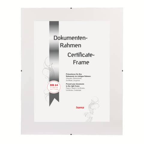 Fotorahmen Clip Fix HAMA 63020 21x29,7cm
