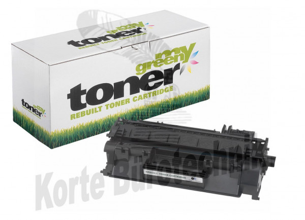my green toner Toner-Kartusche schwarz (133886) ersetzt 80A