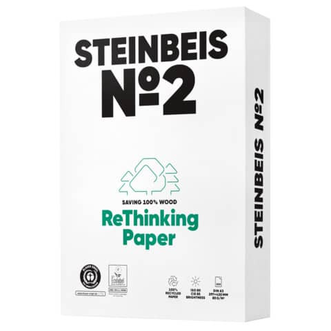 Kopierpapier No.2 Rec. 80g weiß A3 500Bl STEINBEIS K1506666080B