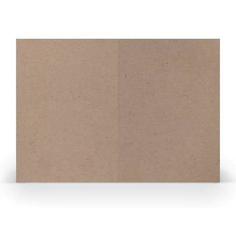 Briefkarte Paperado B6 HD PL kraft RÖSSLER 16407262 240x169mm gerippt