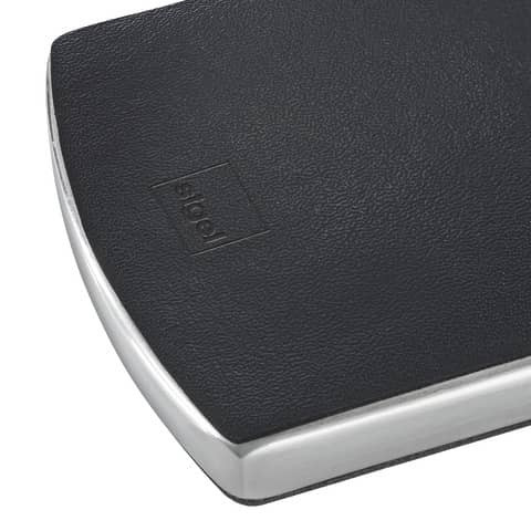 Visitenkartenetui Snap sw/silb 101x60mm SIGEL VZ121 12 Kart. 91x57mm Lederoptik