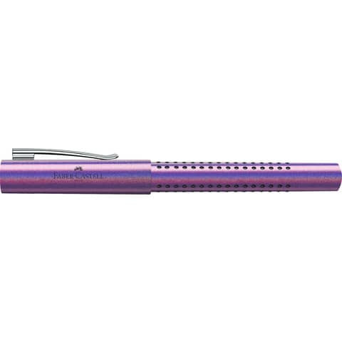 Füllhalter Grip Glam Edition F violett FABER CASTELL 140841