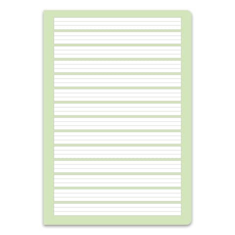Heft LIN2 A5 16 Blatt 4/4/4mm liniert STAUFEN PREMIO 040780002 90g