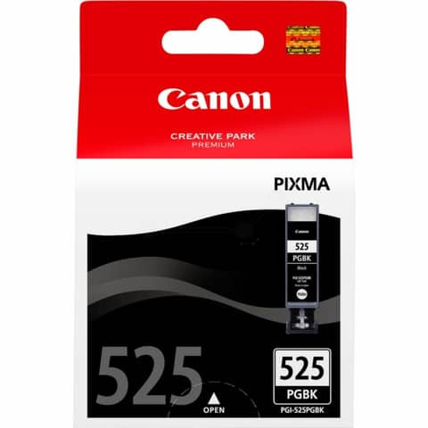 Original Canon Tintenpatrone schwarz pigmentiert (4529B001,4529B001AA,PGI-525Blisterkarte,PGI-525,PG