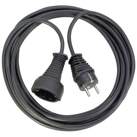 Verlängerungskabel 3m schwarz BRENNENSTUHL 1165430