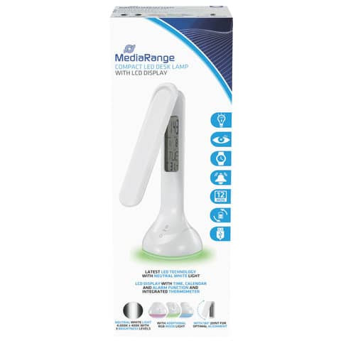 Tischleuchte LED weiß MEDIARANGE MROS502