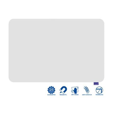 Whiteboardtafel Essence 60x90cm weiß LEGAMASTER 107043 rahmenlos