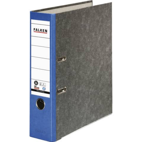 Ordner Wolkenmarmor A4 8 cm blau FALKEN 80024607