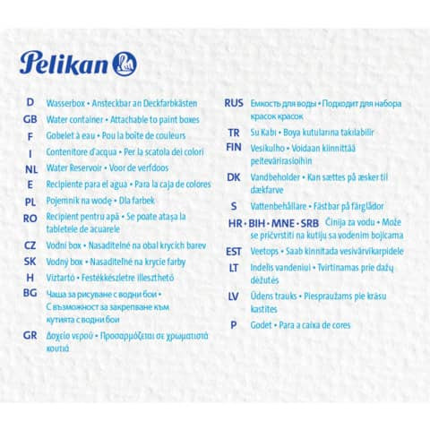 Wasserbox Space+ blau PELIKAN 100435937 800310 WSP8