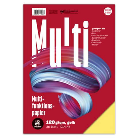 Kopierpapier A4 120g 35BL gelb STAUFEN STYLE 734051296 Multifunktion