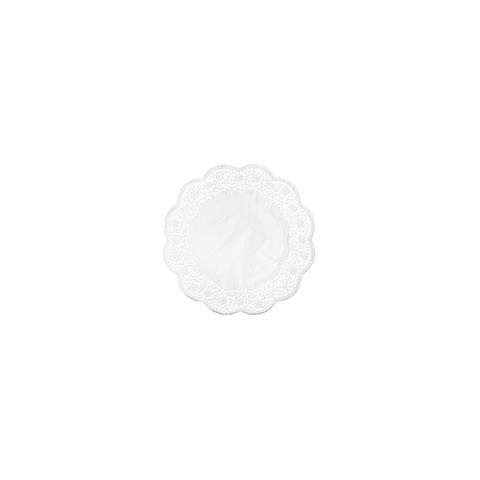 Tortenspitzen D17cm Rose weiß DEMMLER 1791102425 24ST