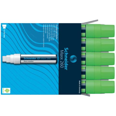 Decomarker Maxx 260 hellgrün SCHNEIDER 126011 2-15mm