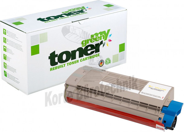 my green toner Toner-Kartusche yellow (182174) ersetzt 46507621