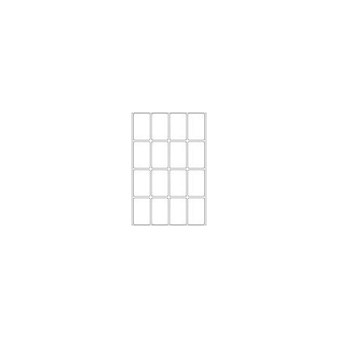 Etiketten 25x40mm 512 Stück weiß HERMA 2450 permanent haftend