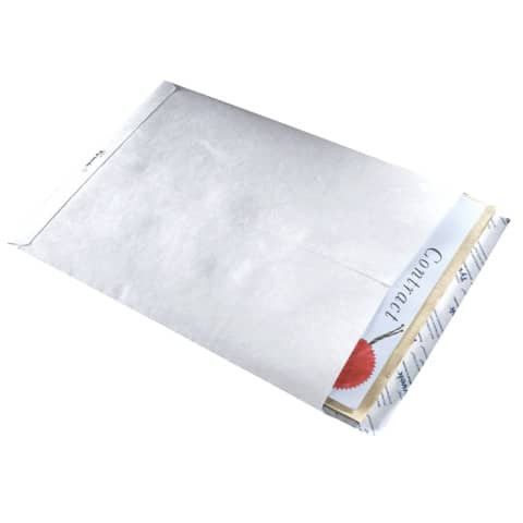 Versandtaschen aus Tyvek® C4, ohne Fenster, 54 g/qm, weiß, 20 Stück