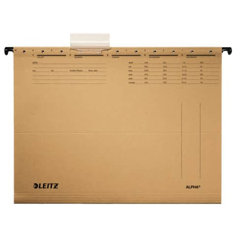 Hängemappe Alpha UWS braun A4 LEITZ 1915-00-00