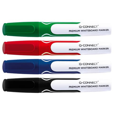 Whiteboardmarker Premium 4ST sortiert Q-CONNECT KF11169 Rundspitze