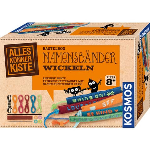 Bastelset Namensbänder wickeln KOSMOS 604455