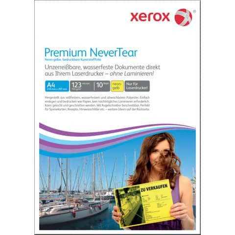 Premium NeverTear Synthetic Opak - A4, 123µm, neongelb