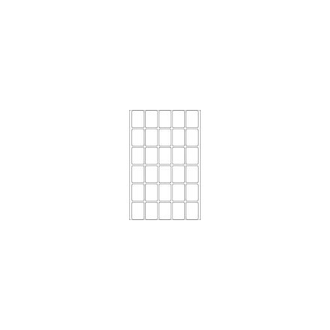 Etiketten 19x27mm 960 Stück weiß HERMA 2390 permanent haftend