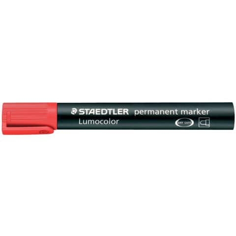 STAEDTLER Permanentmarker Lumocolor rot 352-2 Rundsp. 2mm