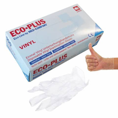Handschuhe Vinyl M 100ST weiß ECO-PLUS 5 24 63 02