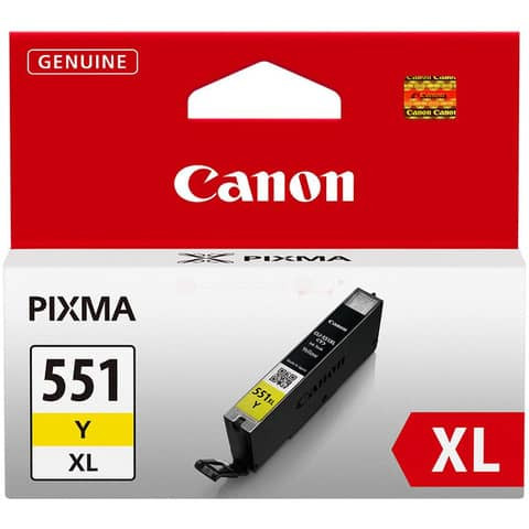 Original Canon Tintenpatrone gelb High-Capacity (6446B001,CLI-551YXL)