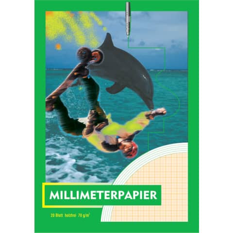 Millimeterpapierblock A3 20BL PVP 2513 70g HF