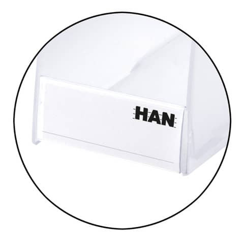 Stehsammler A4 Twin klartransparent HAN 1611-23 76mm Twin Kunst