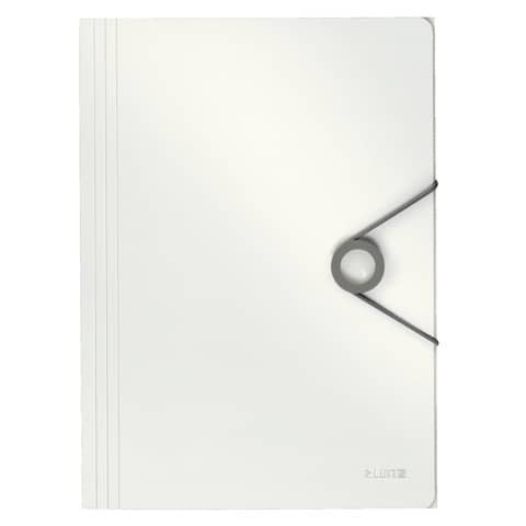 Gummizugmappe Solid A4 PP weiß LEITZ 4563-10-01