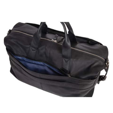 Reisetasche Weekender schwarz ALASSIO 47033 28x50x21cm