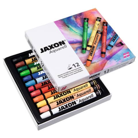 Aquarellkreide 12ST JAXON 49412