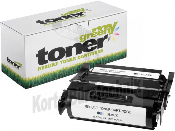 my green toner Toner-Kartusche schwarz HC (161186) ersetzt X651H21E, T650H21E, Y902R