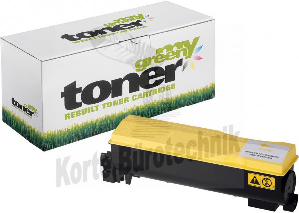 my green toner Toner-Kit gelb (150616) ersetzt TK-560Y