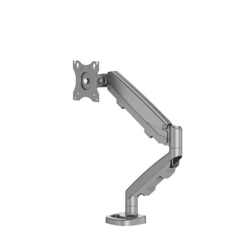 Eppa™ Series Einzel-Monitorarm - silber, 8 kg, Klemme oder Kabeldurchführung